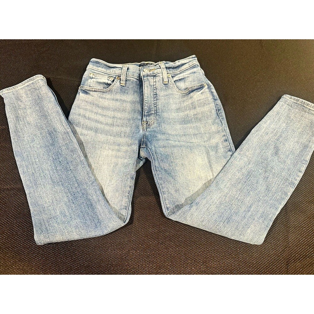 Lucky Brand Bridgette High-Rise Skinny Jeans, Light Wash Stretch Denim Size 2
